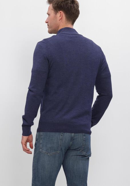 Donkerblauwe PROFUOMO Trui EXTRAFINE MERINO - large