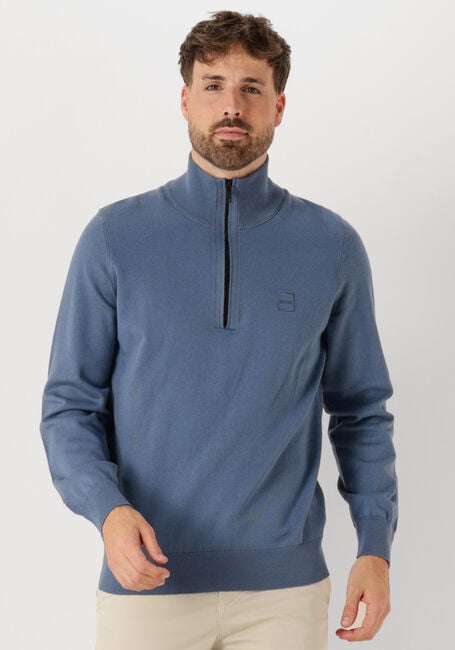 Blauwe BOSS ORANGE Trui KANOBIX_S - large