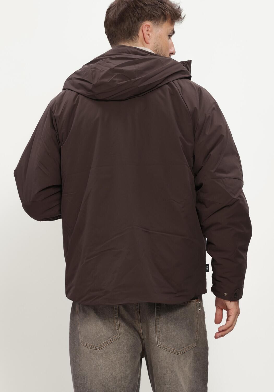Bruine BUTCHER OF BLUE Gewatteerde jas LANDON JACKET - large