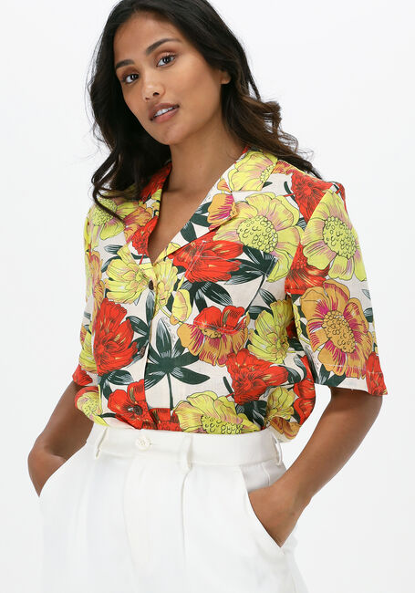 Multi SCOTCH & SODA Blouse PRINTED LINEN HAWAIIAN SHIRT - large