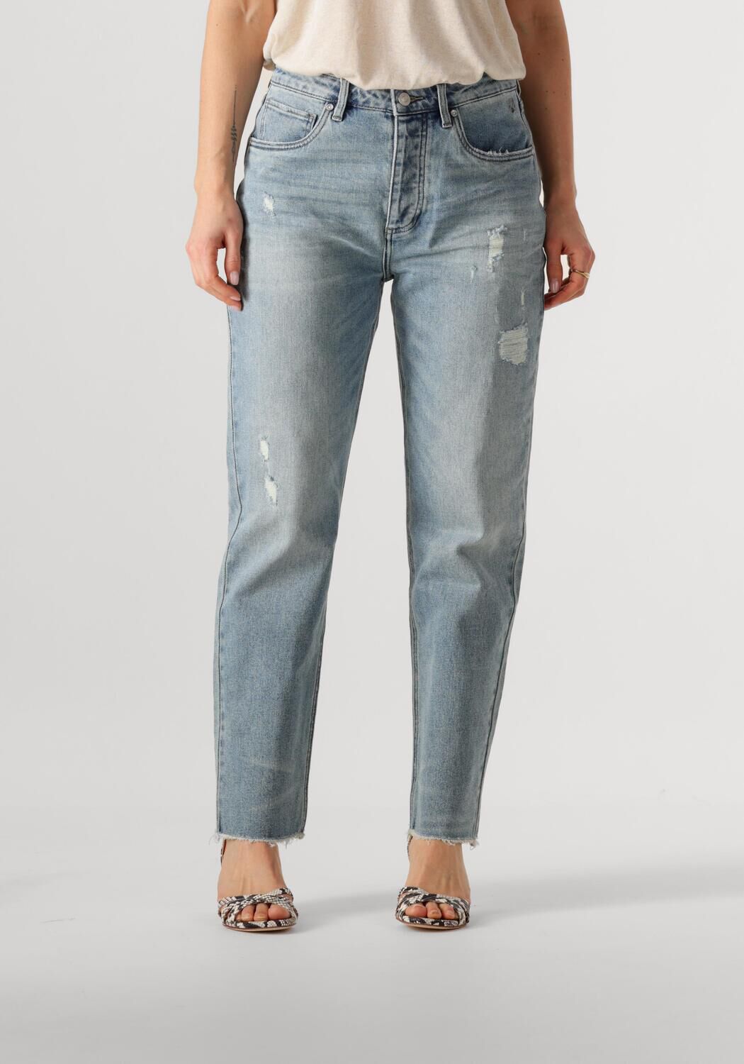 CIRCLE OF TRUST Dames Jeans Jaimy Cropped Dnm Blauw