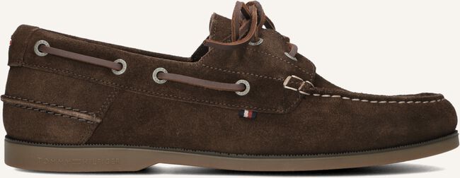 Bruine TOMMY HILFIGER Mocassins TH BOAT SHOE CORE SUEDE Bruine TOMMY HILFIGER Mocassins TH BOAT SHOE CORE SUEDE - large