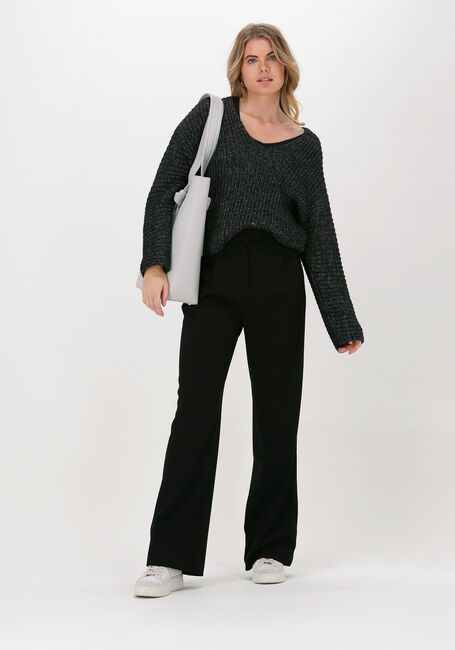 Zwarte ANOTHER LABEL Trui STOYENDE KNITTED PULL L/S - large