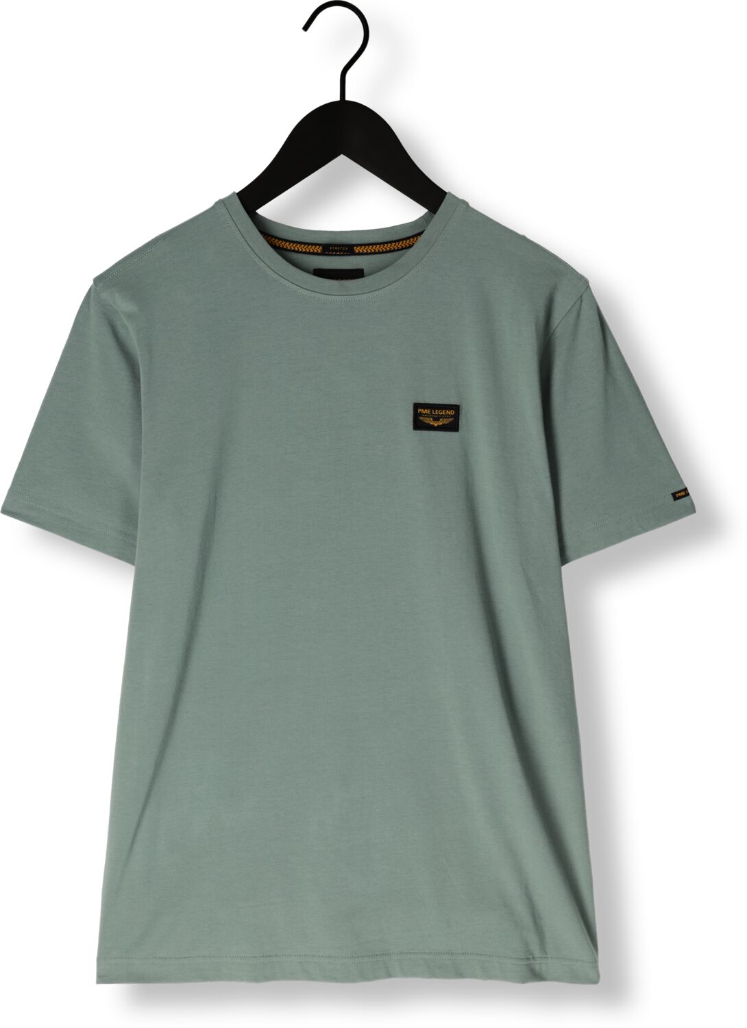 PME LEGEND Heren Polo's & T-shirts Short Sleeve R-neck Guyver Tee Groen