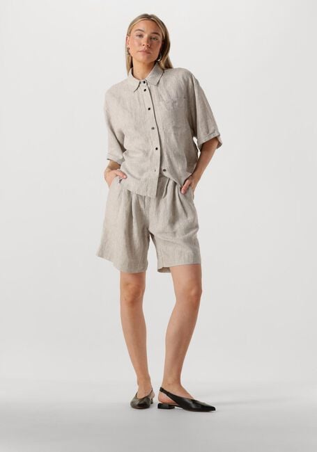 Grijze WITHBLACK Blouses WBLWILLOW SS SHIRT - large