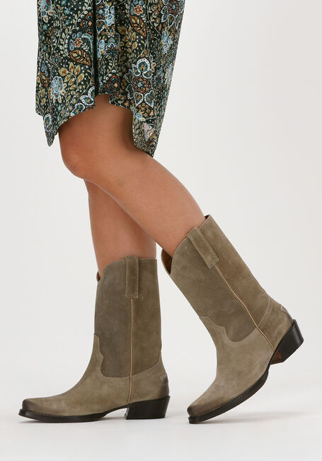 Taupe SHABBIES Cowboylaarzen 192020128 Taupe SHABBIES Cowboylaarzen 192020128 - large