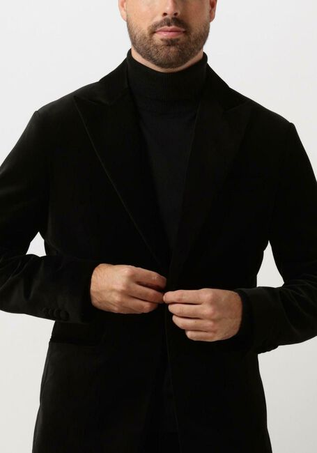 Zwarte SELECTED HOMME Colberts SLHSLIM-HALE VELVET BLZ - large