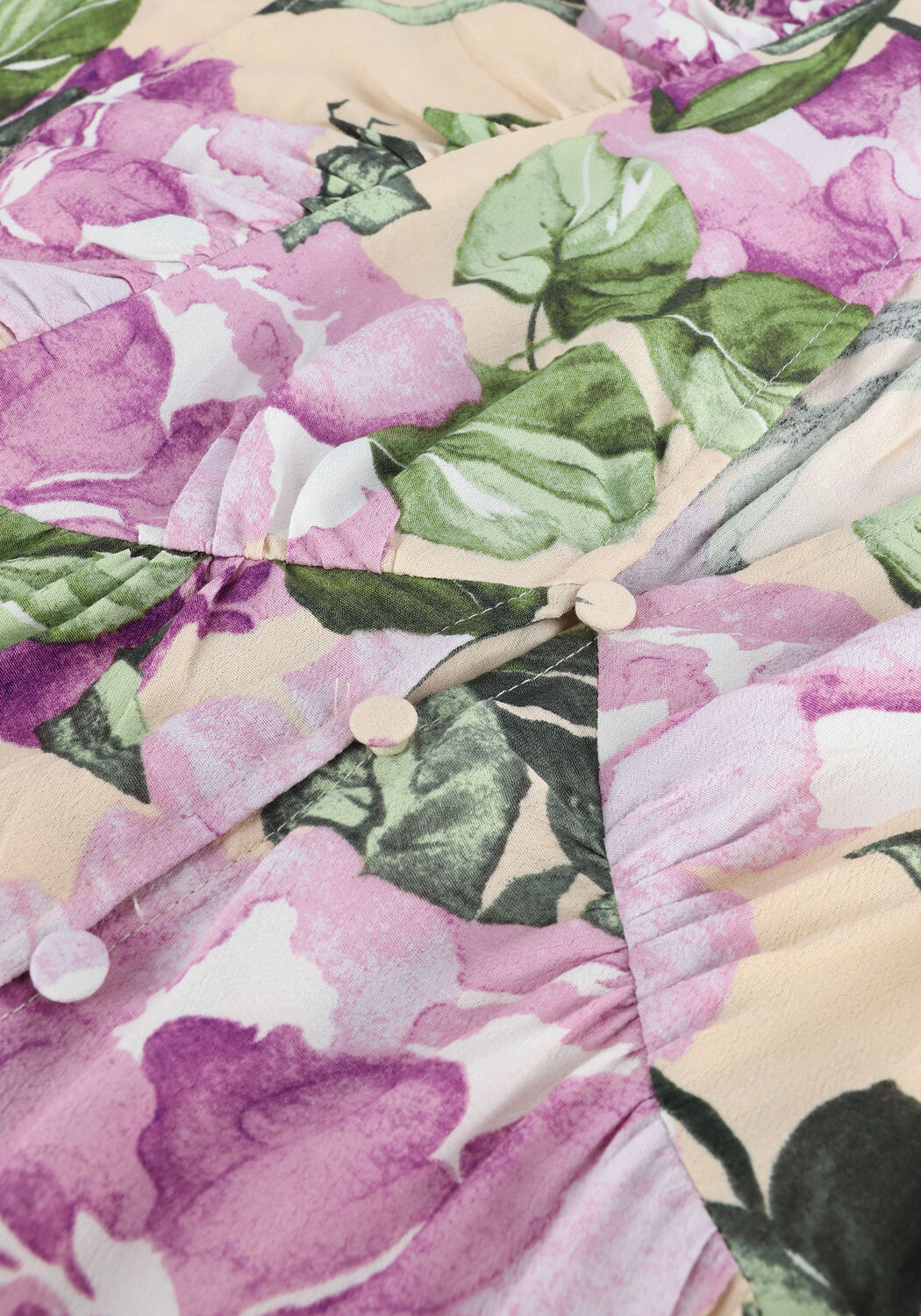 Paarse Y.A.S. Maxi jurk YASEVA SL ANKLE DRESS - large