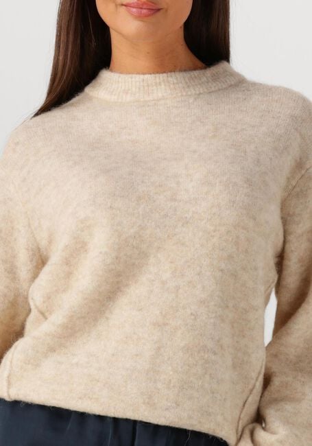 Beige SECOND FEMALE Trui BEATE KNIT O-NECK - large