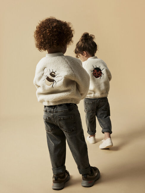 Witte LIL' ATELIER Jack NMNLAJO BOMBER JACKET LIL - large