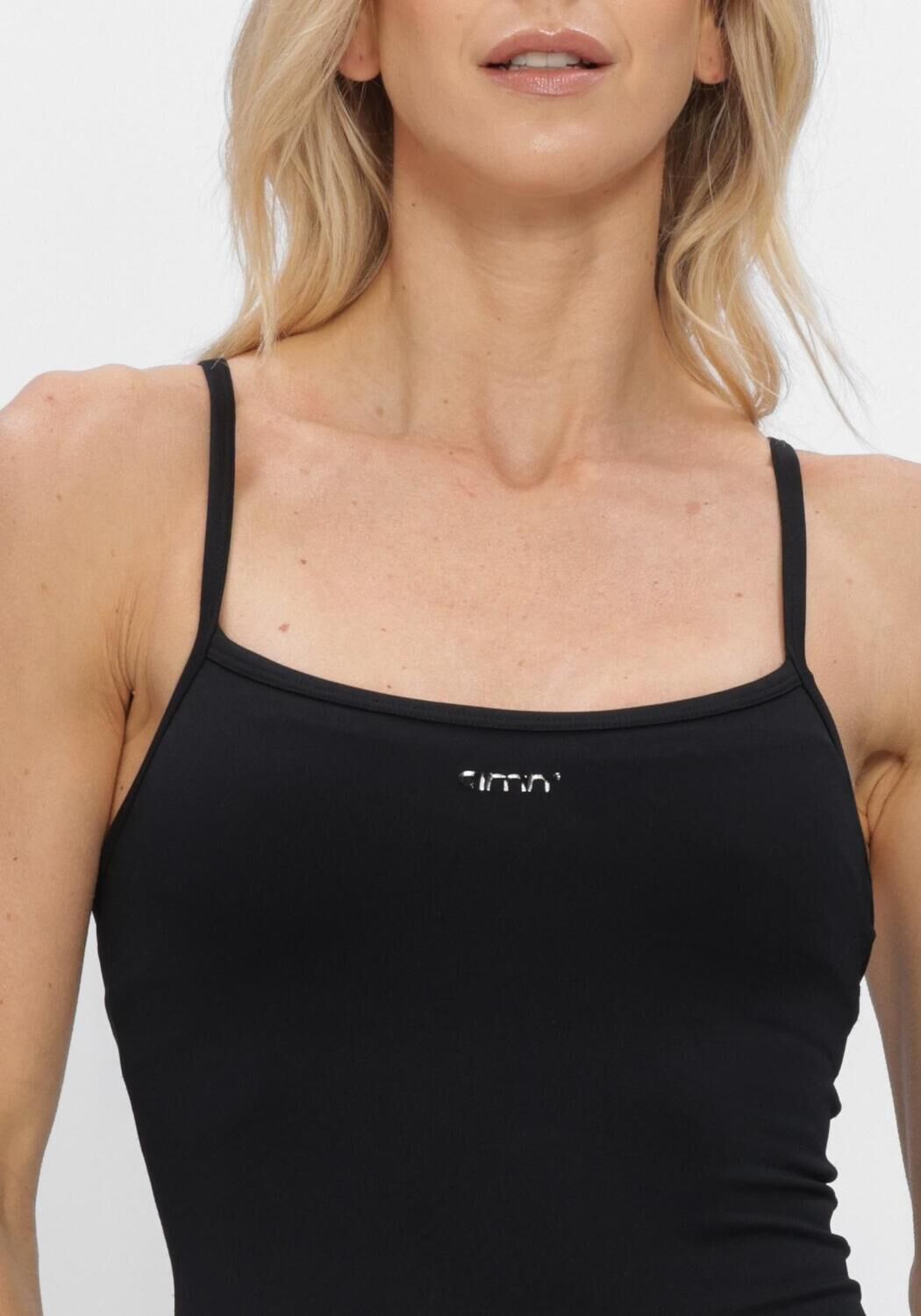 Zwarte AIM'N Top SHAPE SEAMLESS BODYSUIT - large
