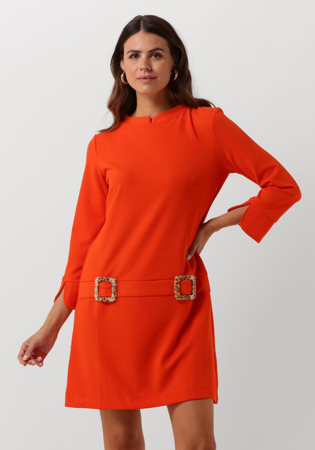 ANA ALCAZAR Dames Jurken A Dress Leo Clasp Oranje