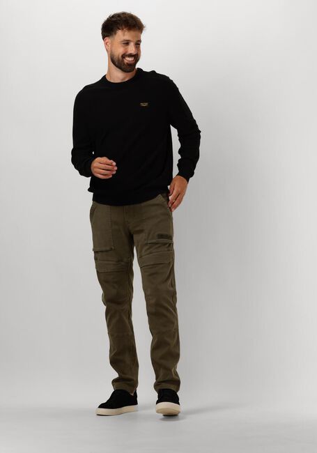Zwarte PME LEGEND Trui R-NECK AMERICAN CLASSIC BUCKLEY KNIT - large