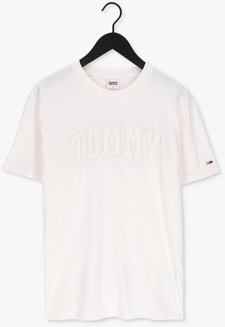 Witte TOMMY JEANS T-shirt TJM TONAL TOMMY COLLEGIATE TEE - large