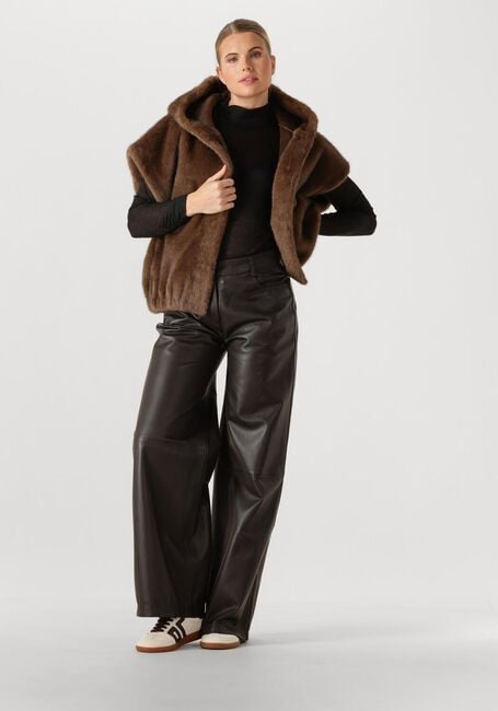 Bruine STUDIO AR Faux fur jas OLENA - large
