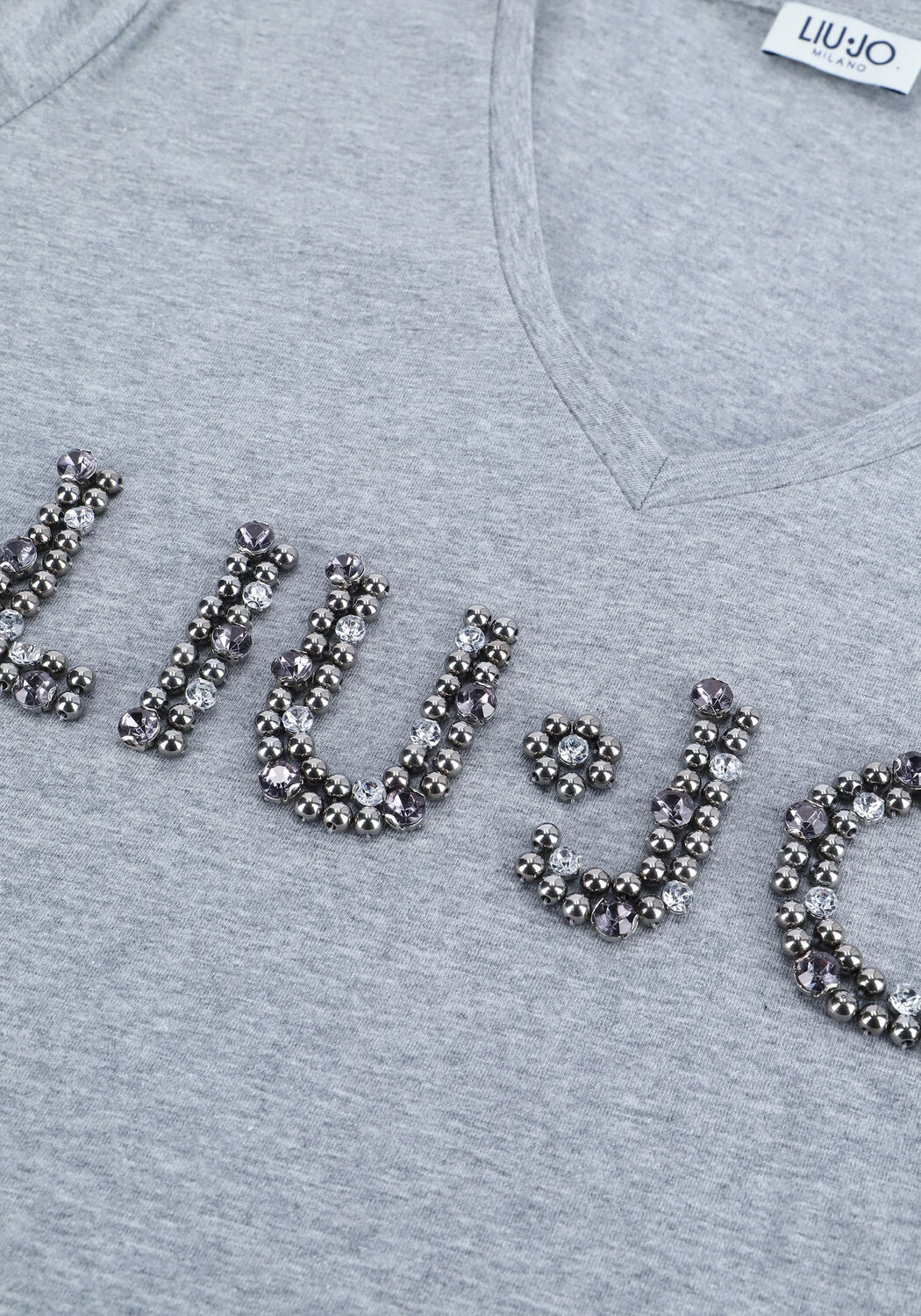 Grijze LIU JO T-shirt T-SHIRT MODA M/C - large