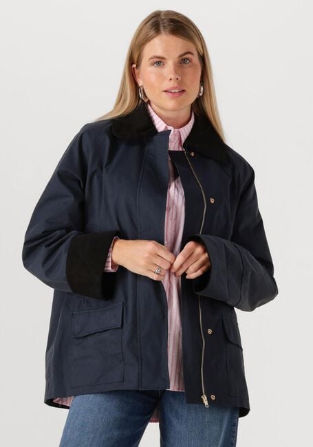 Donkerblauwe NEO NOIR Jack ANASTACIA CORD JACKET - large