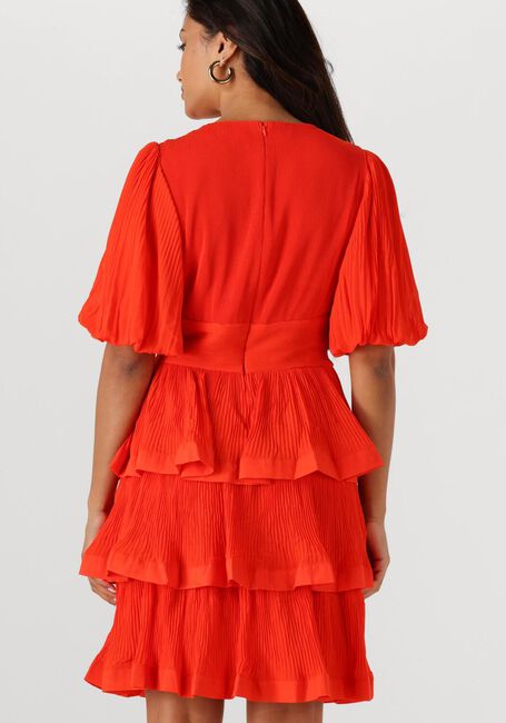 Oranje Y.A.S. Midi jurk YASPLIRA SS DRESS S - large