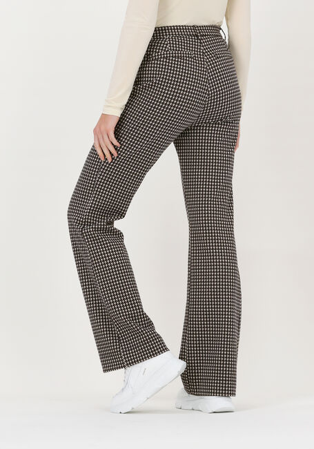 Bruine VANILIA Flared broek FLARE PIED - large