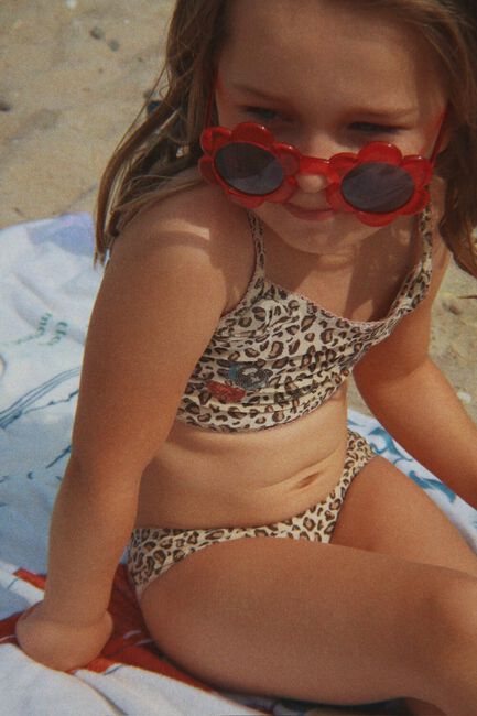 Bruine KONGES SLOJD Bikini broekjes KITTY BIKINI - large