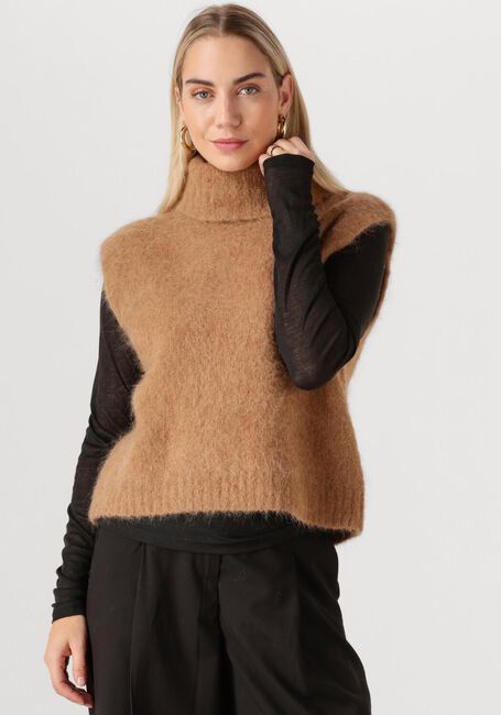 Camel MSCH COPENHAGEN Trui MSCHTHIRA SALMIA R VEST - large