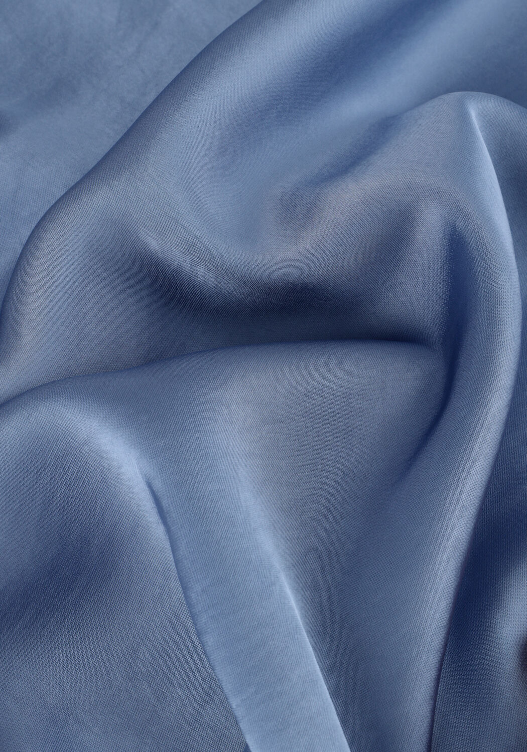 Lichtblauwe NEO NOIR Blouses ROELLA HEAVY SATEEN BLOUSE - large