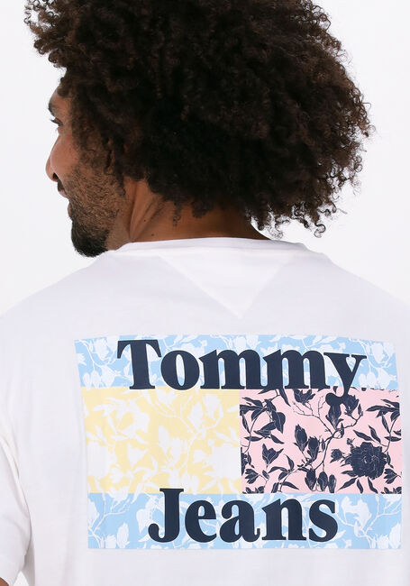 Gebroken wit TOMMY JEANS T-shirt TJM FLORAL FLAG TEE - large
