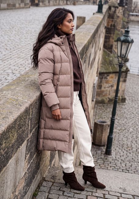 Taupe AIRFORCE Gewatteerde jas GRACE JACKET - large