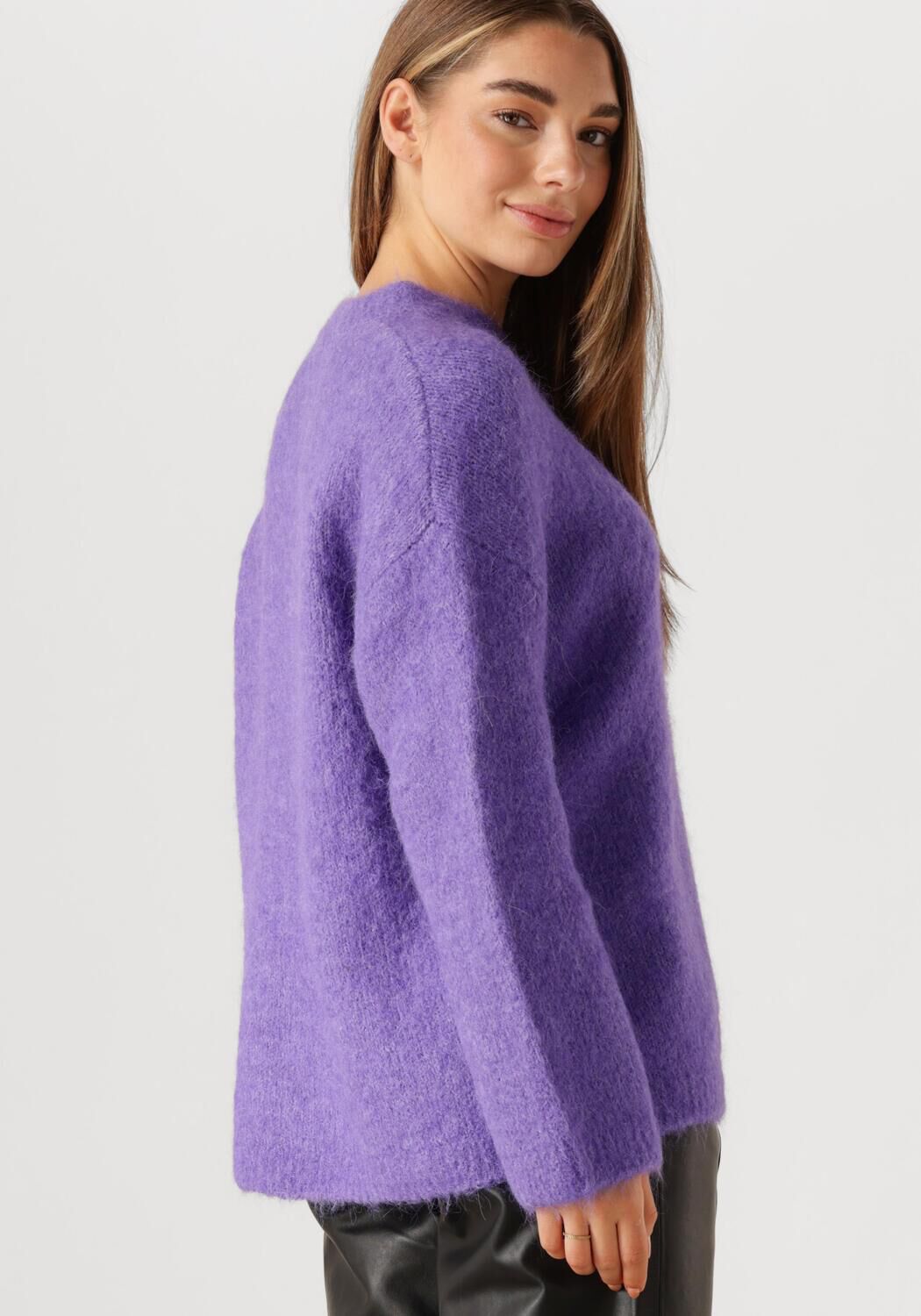 SELECTED FEMME Dames Truien & Vesten Slfgabella Ls Knit O-neck Camp Paars