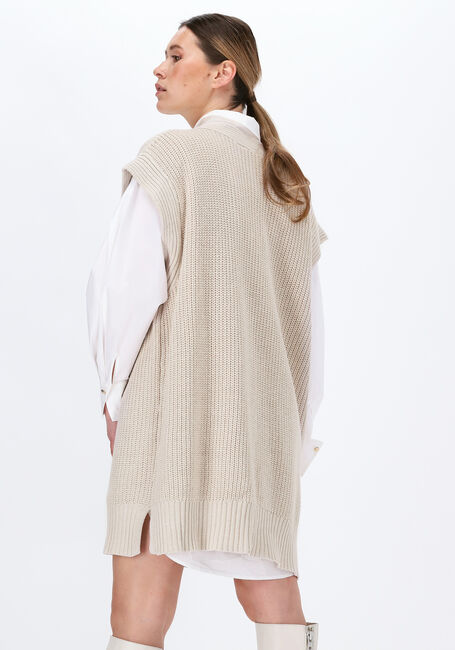 Witte OBJECT Spencer HALSEY KNIT WAISTCOAT - large