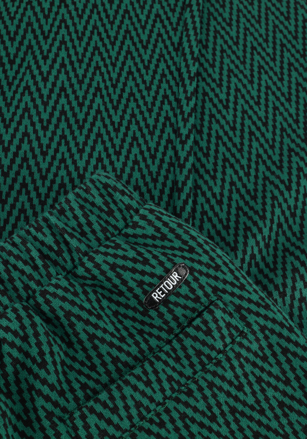 Groene RETOUR Flared broek RENSKE - large