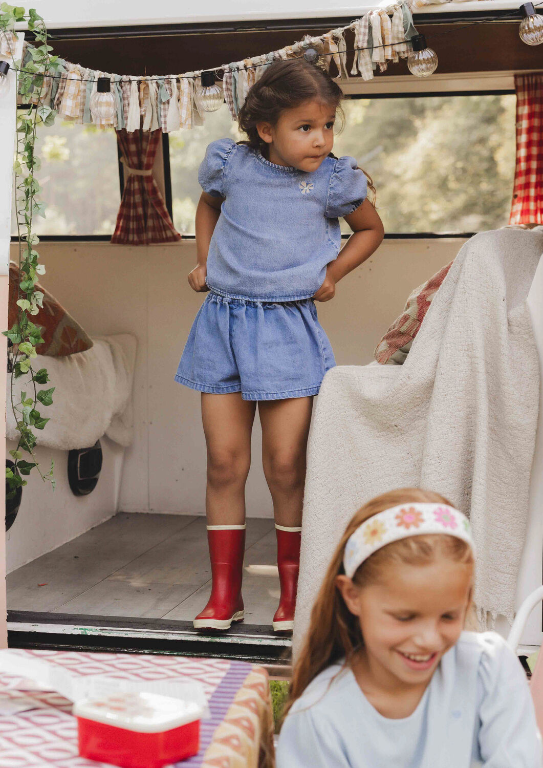LOOXS Little Meisjes Broeken 2512-7634 Blauw