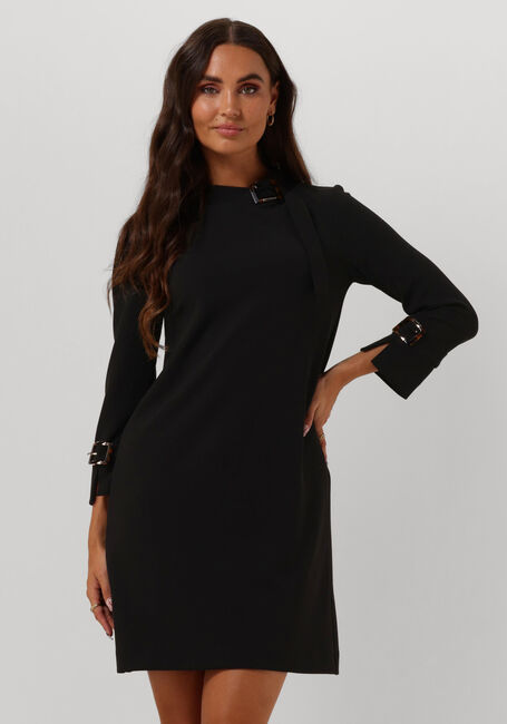 Zwarte ANA ALCAZAR Mini jurk DRESS BUCKLE - large