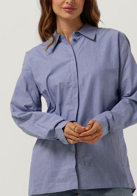 Blauwe MY ESSENTIAL WARDROBE Blouses 03 THE SHIRT - large