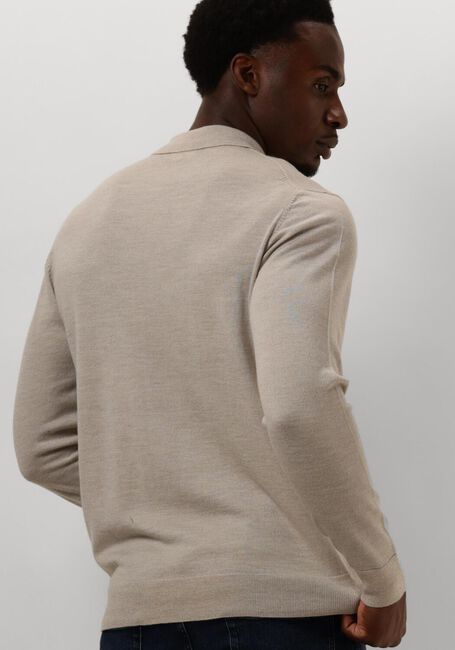 Beige PROFUOMO Polo POLO LONG SLEEVE - large