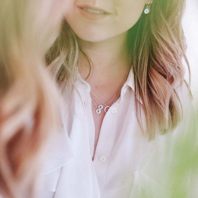 Zilveren ATLITW STUDIO Kettingen CHARACTER NECKLACE LETTER SILV Zilveren ATLITW STUDIO Kettingen CHARACTER NECKLACE LETTER SILV - large