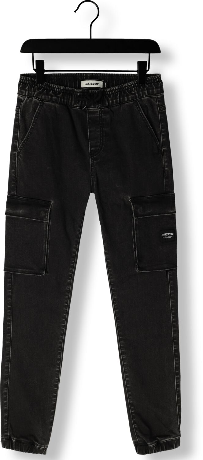 Raizzed slim fit jeans Shanghai black Zwart Jongens Stretchdenim 170