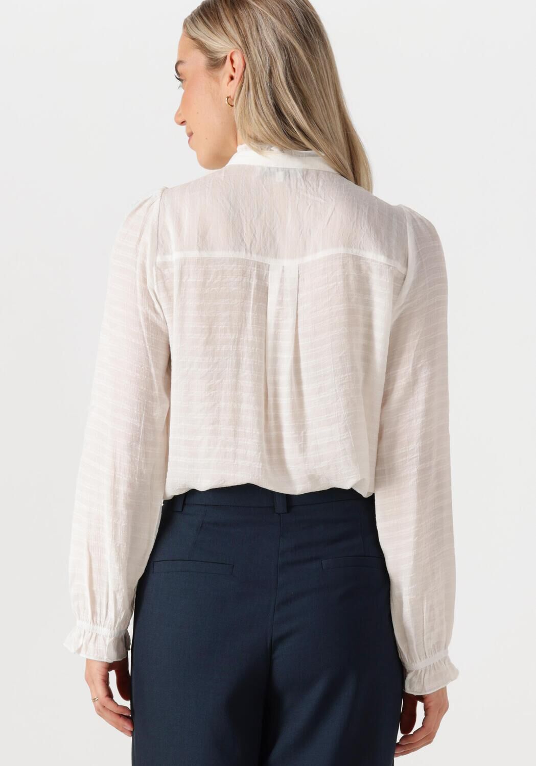 LOLLYS LAUNDRY Dames Blouses Arielll Shirt Ls Wit