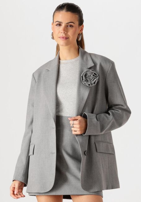 Grijze EDITED Blazer KAINOA BLAZER WITH BROOCH - large