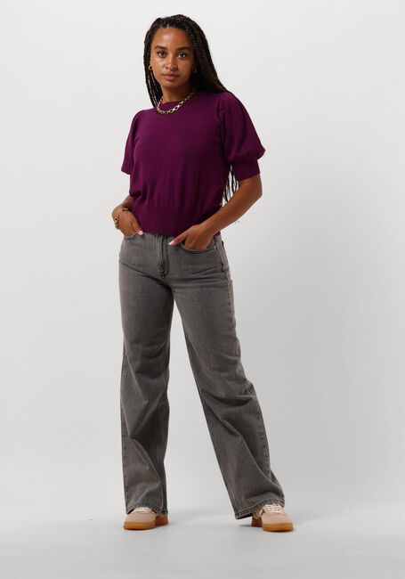 Paarse MINUS Top LIVA KNIT TEE - large