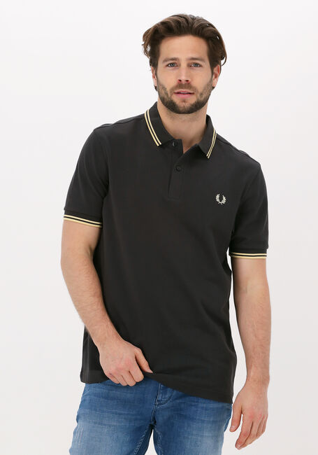 Grijze FRED PERRY Polo TWIN TIPPED FRED PERRY SHIRT - large