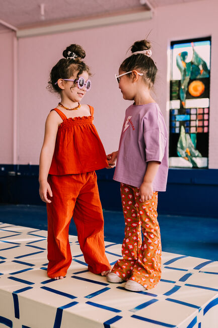 Bruine JACKY SUE Lange broeken JACKY PANTS - large