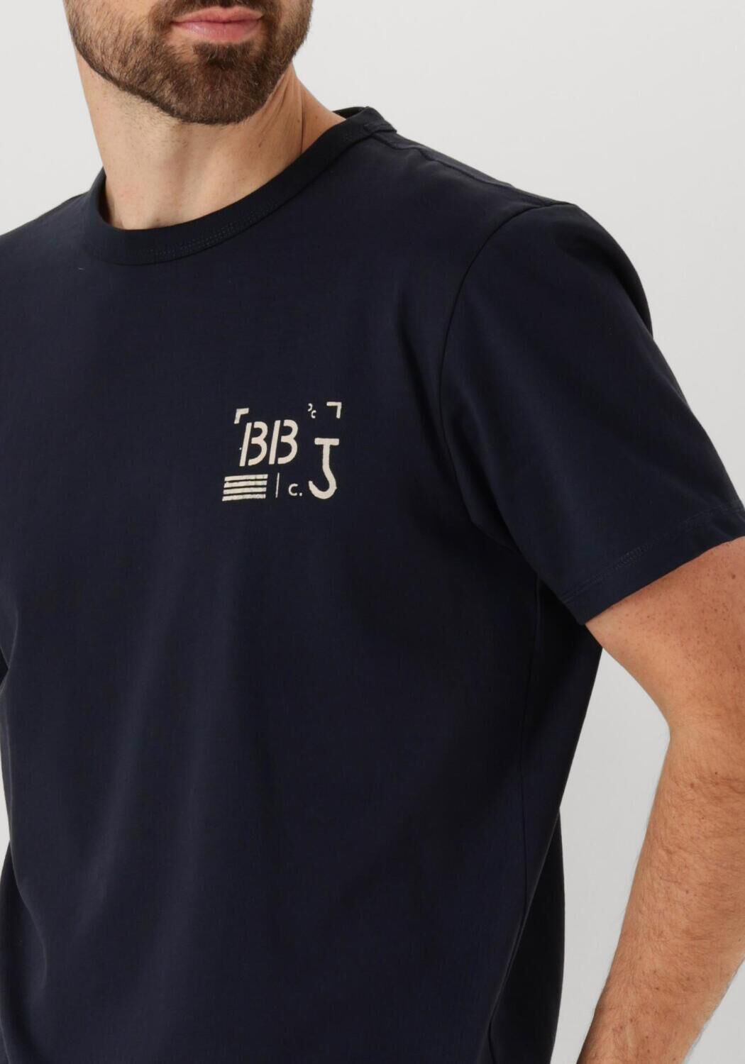 BUTCHER OF BLUE Heren Polo's & T-shirts Army Stencil Tee Donkerblauw