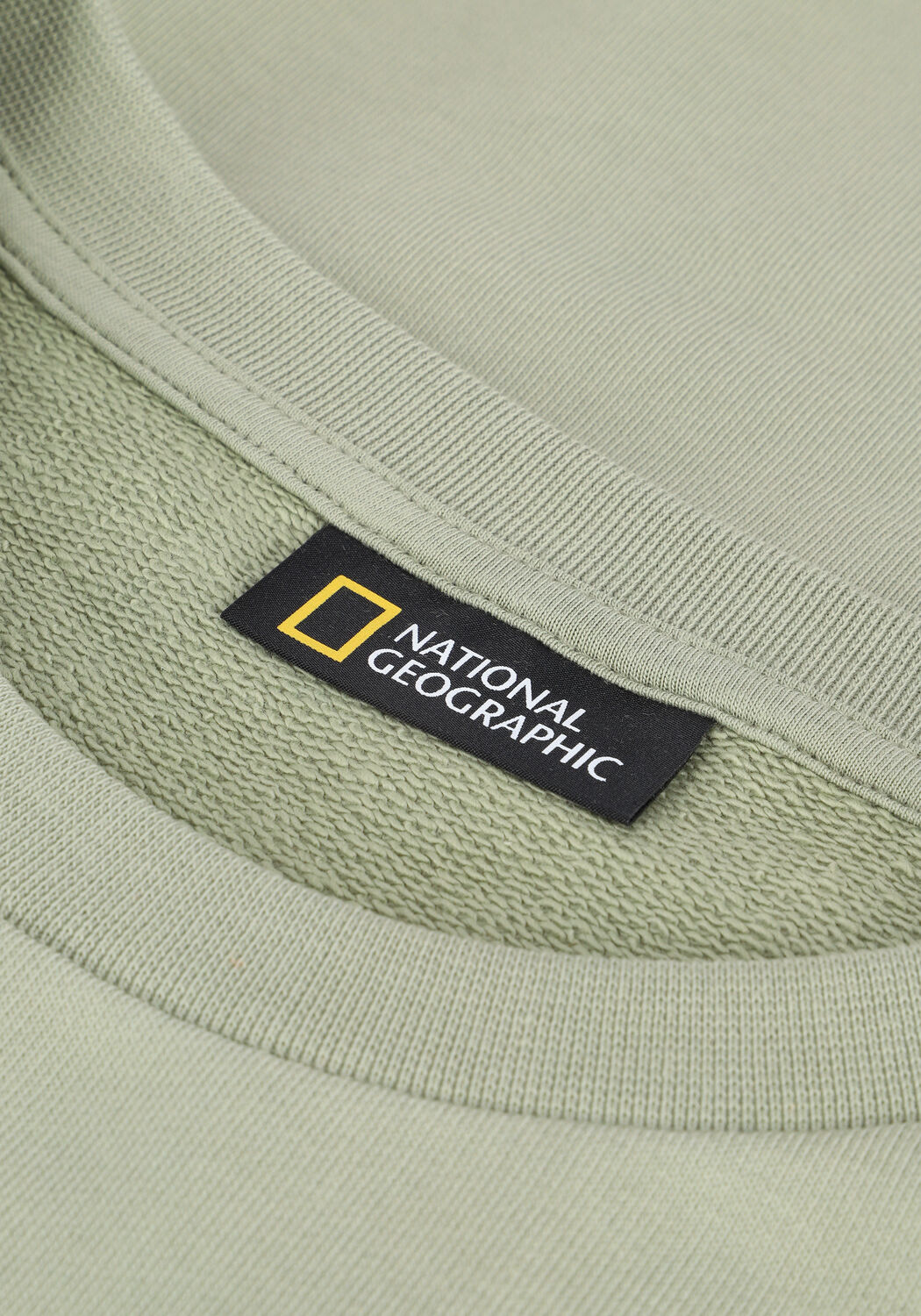Groene NATIONAL GEOGRAPHIC Sweater FOUNDATION ORGANIC CREWNECK - large