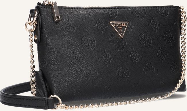 Zwarte GUESS Schoudertas HELAINA MINI CROSSBODY TOP ZIP Zwarte GUESS Schoudertas HELAINA MINI CROSSBODY TOP ZIP - large
