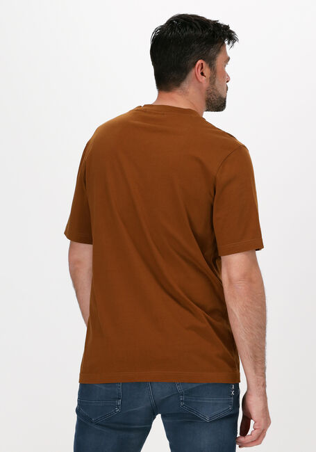 Bruine SCOTCH & SODA T-shirt GRAPHIC LOGO REGULAR FIT T-SHI - large