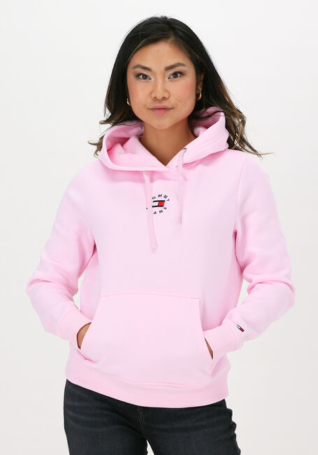 Roze TOMMY JEANS Sweater TJW REG TINY TOMMY 2 HOODIE - large