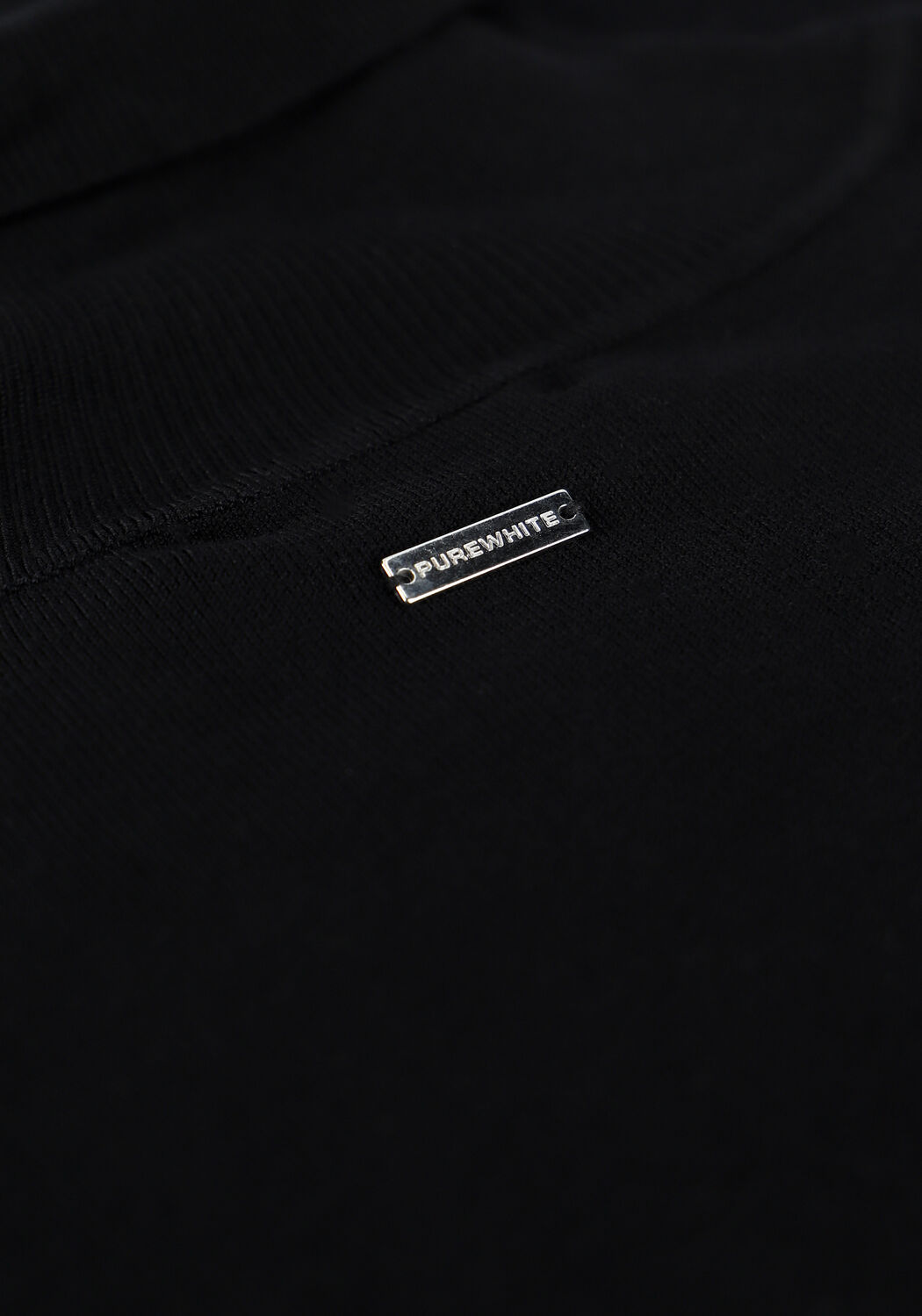 Zwarte PUREWHITE Coltrui ESSENTIAL KNIT TURTLENECK - large