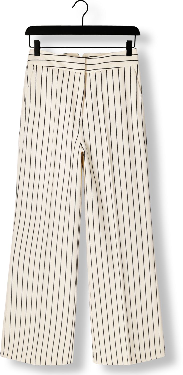AAIKO Dames Broeken Sonja Stripe Co 570 Gebroken Wit