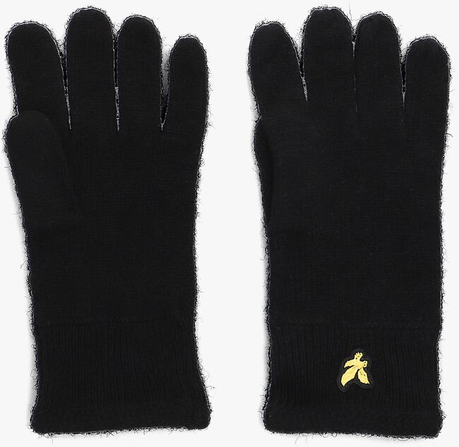 Zwarte LYLE & SCOTT Handschoenen RACKED RIB GLOVES - large